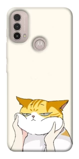 Чехол на Motorola Moto E40 Cat bun фото 1 из 1