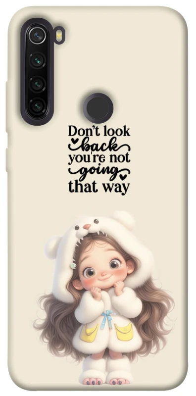 Чехол на Xiaomi Redmi Note 8T Don't look back фото 1 из 1