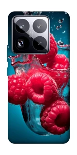 Чехол на Xiaomi 15 Pro Малинка в воде фото 1 из 1