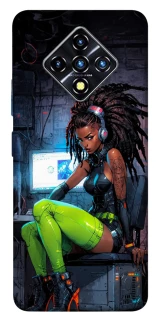 Чехол на Infinix Zero 8 Cyber girl фото 1 из 1