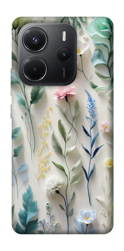 Чохол на Xiaomi Redmi Note 14 4G (Int. version) Floral design ver.3 фото 1 з 1