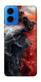 Чохол на Motorola Moto G45 Black and Red фото 1 з 1