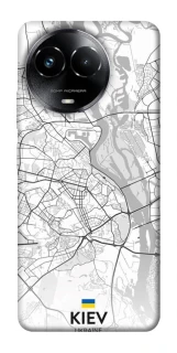 Чехол на Realme C67 4G Kiev white map фото 1 из 1