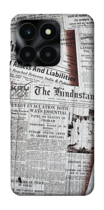 Чохол на Huawei Honor X6a Газети фото 1 з 1