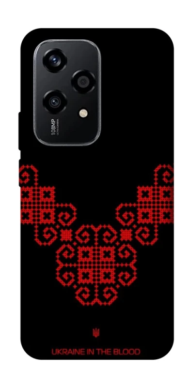 Чохол на Honor 200 Lite Чорно-червона вишиванка фото 1 з 1
