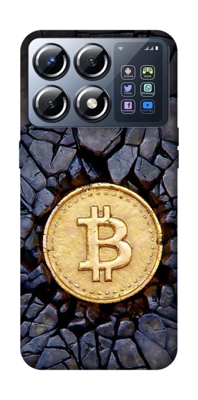 Чехол на Xiaomi POCO X8 Pro Bitcoin cracks фото 1 из 1