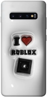 Чохол на Samsung Galaxy S10+ I love Roblox фото 1 з 1