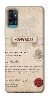 Чехол на ZTE Blade A71 The Hogwarts acceptance letter фото 1 из 1
