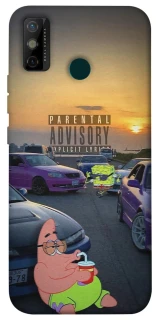 Чохол на TECNO Spark 6 Go Патрік на перегонах фото 1 з 1