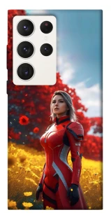 Чехол на Samsung Galaxy S23 Ultra Cyber space girl ver.5 фото 1 из 1