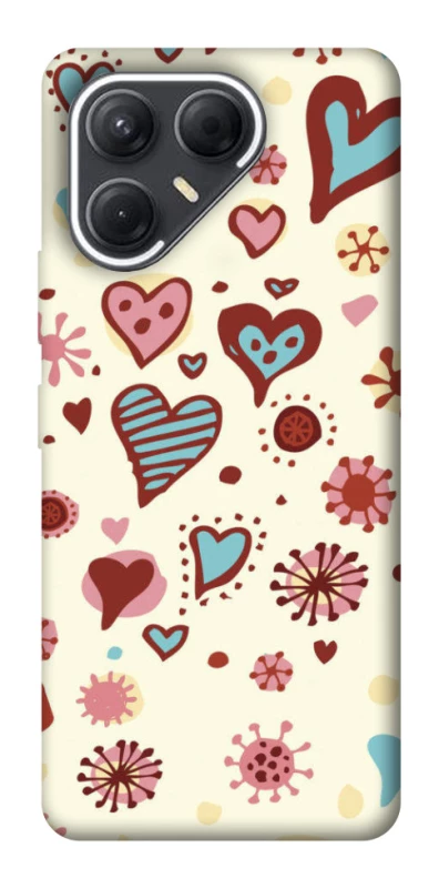 Чохол на TECNO Pova 7 Pretty hearts фото 1 з 1
