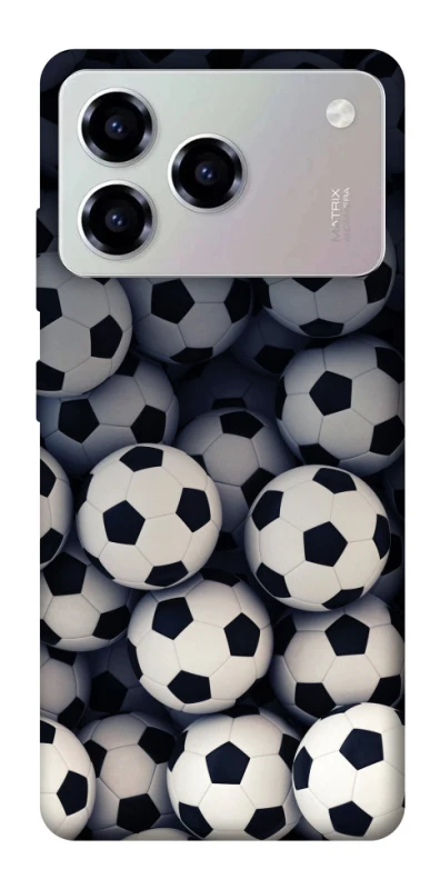 Чехол на ZTE Blade A76 Футбольные мячи фото 1 из 1