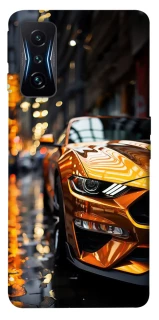 Чохол на Xiaomi Poco F4 GT Golden sports car фото 1 з 1