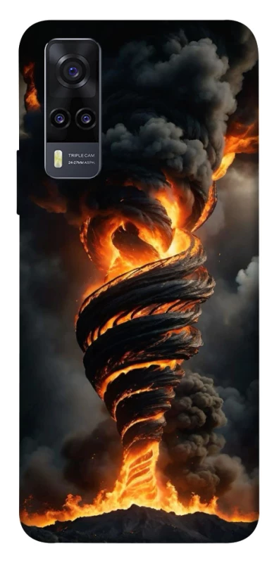 Чехол на Vivo Y31 Огненный торнадо фото 1 из 1