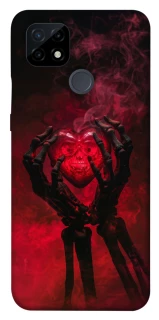 Чохол на Realme C21 Heart in the hands of a skeleton фото 1 з 1