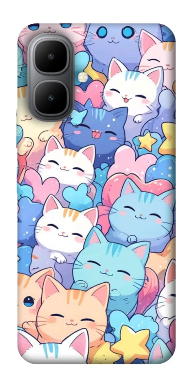 Чохол на Infinix Smart 10 Funny Kittens ver.3 фото 1 з 1