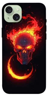 Чехол на Apple iPhone 15 Plus (6.7") Blood Skull фото 1 из 1