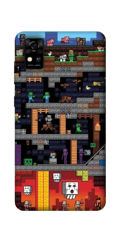 Чохол на ZTE Blade A31 Minecraft фото 1 з 1