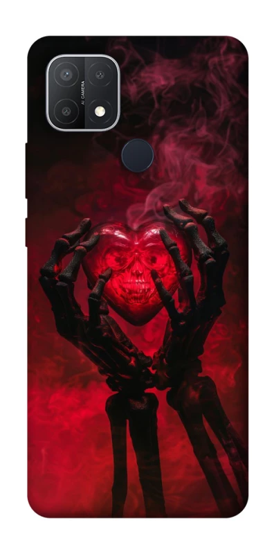Чохол на Oppo A15s / A15 Heart in the hands of a skeleton фото 1 з 1