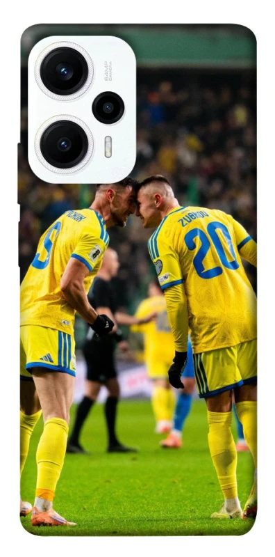 Чехол на Xiaomi Poco F5 / Note 12 Turbo UA-Football ver.2 фото 1 из 1