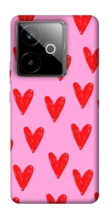 Чохол на Realme GT 7T Red hearts 2 фото 1 з 1