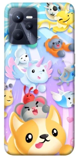 Чехол на Realme C35 Adopt Me Rainbow Pet Parade фото 1 из 1