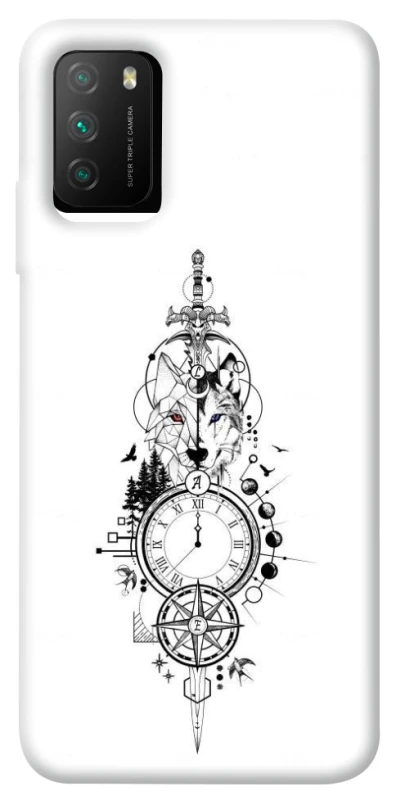 Чехол на Xiaomi Poco M3 Tattoo ver.8 фото 1 из 1