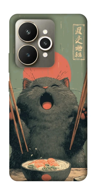 Чехол на Realme 15 Hungry Cat фото 1 из 1