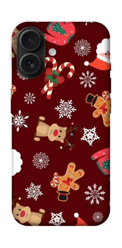 Чехол на Apple iPhone 16 Новогодний v6 фото 1 из 1