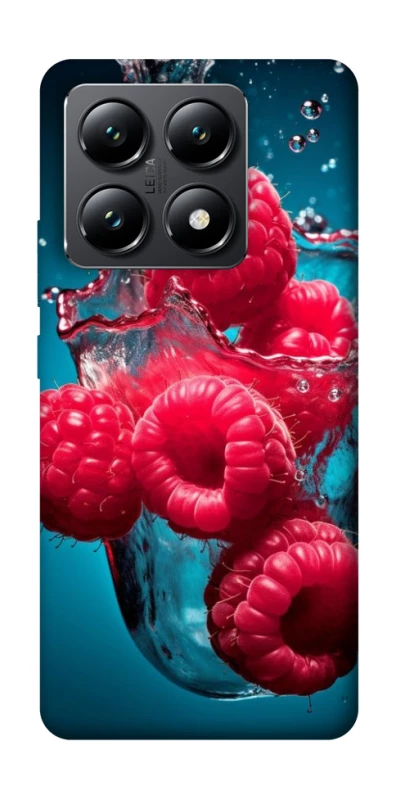 Чохол на Xiaomi 14T Малинка у воді фото 1 з 1