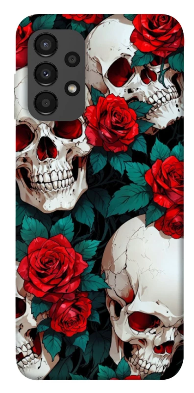 Чохол на Samsung Galaxy A13 4G skull and rose фото 1 з 1