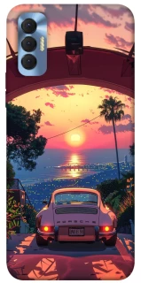 Чехол на TECNO Spark 8P Porsche at sunset фото 1 из 1