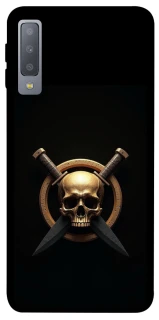 Чехол на Samsung A750 Galaxy A7 (2018) Golden Skull фото 1 из 1