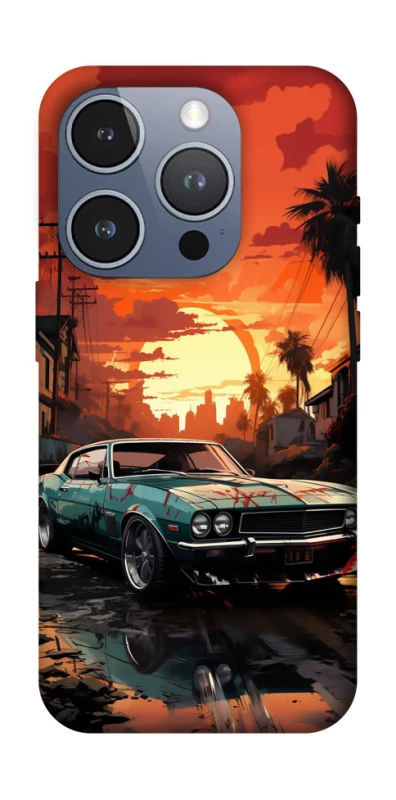 Чохол на Apple iPhone 16 Pro Car at sunset фото 1 з 1