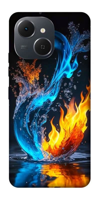 Чехол на TECNO Spark 40C Water And Fire фото 1 из 1