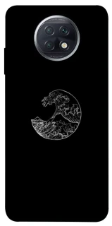 Чохол на Xiaomi Redmi Note 9 5G / Note 9T Black tsunami фото 1 Чохол на Xiaomi Redmi Note 9 5G / Note 9T Black tsunami фото 1 з 1
