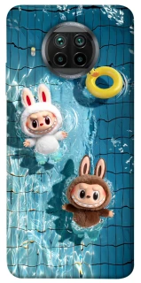 Чохол на Xiaomi Mi 10T Lite / Redmi Note 9 Pro 5G Labubu in the pool фото 1 з 1