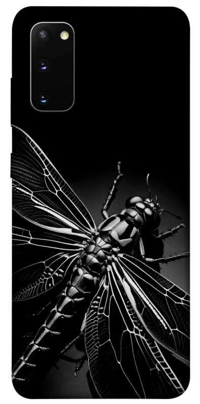 Чохол на Samsung Galaxy S20 Black dragonfly фото 1 з 1