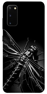 Чехол на Samsung Galaxy S20 Black dragonfly фото 1 из 1