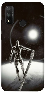 Чехол на Huawei P Smart (2020) Серебряный сёрфер фото 1 из 1