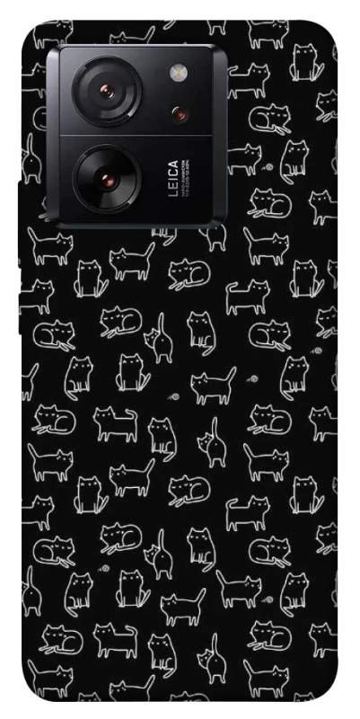 Чохол на Xiaomi 13T Pro Black Cats фото 1 Чохол на Xiaomi 13T Pro Black Cats фото 1 з 1