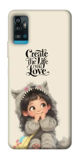 Чохол на ZTE Blade A71 Create the life you love фото 1 з 1