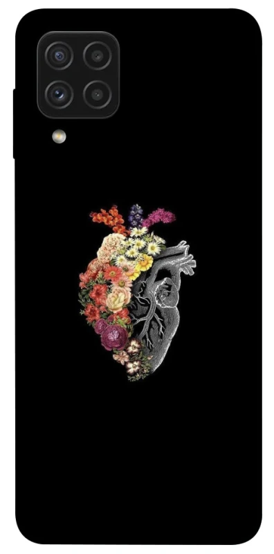 Чохол на Samsung Galaxy A22 4G Heart with flowers фото 1 з 1