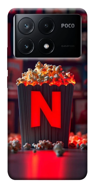 Чохол на Xiaomi Poco X6 Netflix and popcorn фото 1 з 1