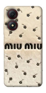 Чехол на ZTE Blade A34 4G Miu Miu фото 1 из 1