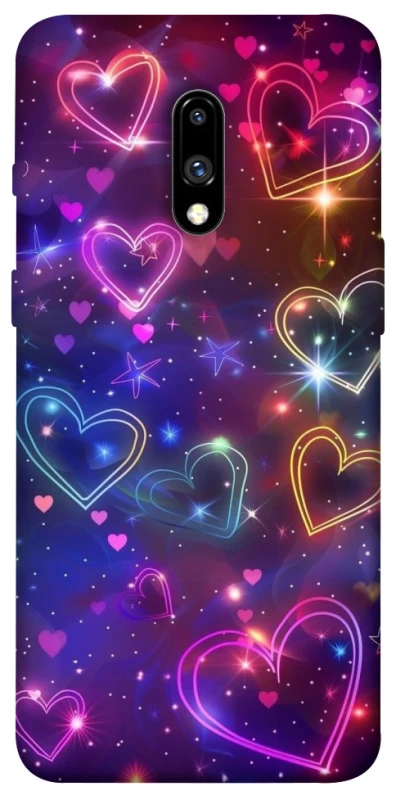 Чехол на OnePlus 7 Drawn hearts фото 1 из 1