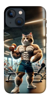 Чехол на Apple iPhone 13 mini (5.4") Качок кот фото 1 из 1