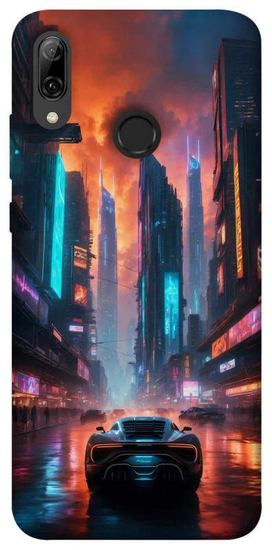 Чехол на Huawei P Smart (2019) Cyber city фото 1 из 1