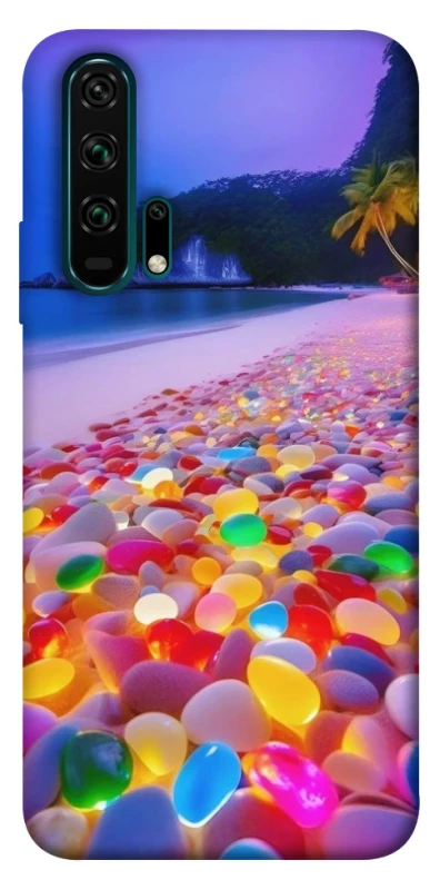 Чехол на Huawei Honor 20 Pro Светящиеся камни на берегу фото 1 из 1