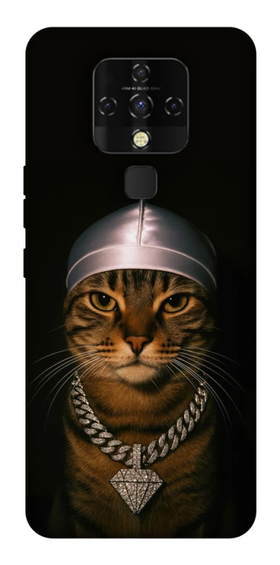Чехол на TECNO Camon 16 SE Cat in Bling фото 1 из 1